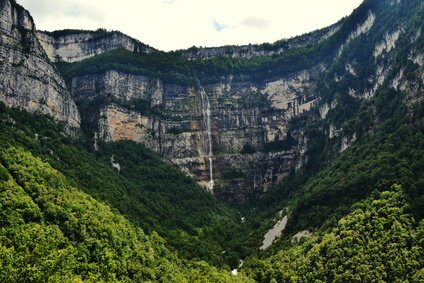 The Vercors seen from the valey