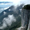 Vue down to Grenoble from bec de l'oriant