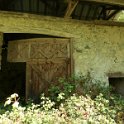 Abandoned barn in the forest