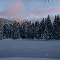 The lake in winter