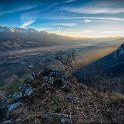 Belledonne Range seen from the Chartesuse Range across the Grenoble valley  photo BRINO LAVIT