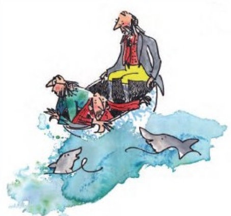 Three men in a panic - Cover Picture